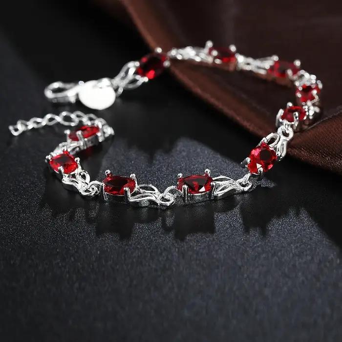 Bracelet exquis en argent Sterling 925 pour femme