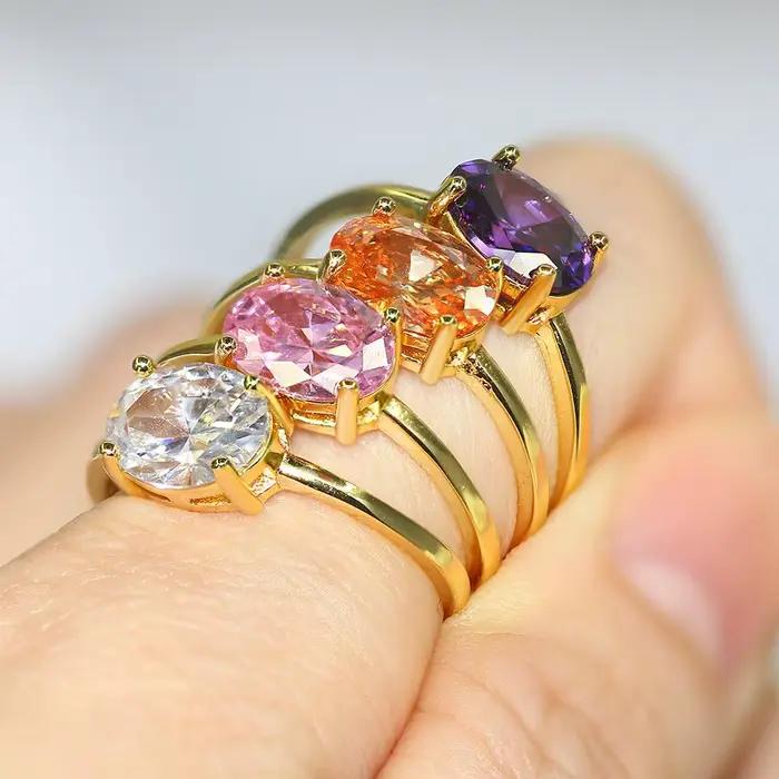 Bague de mariage naren pierre de bonbon pour femme