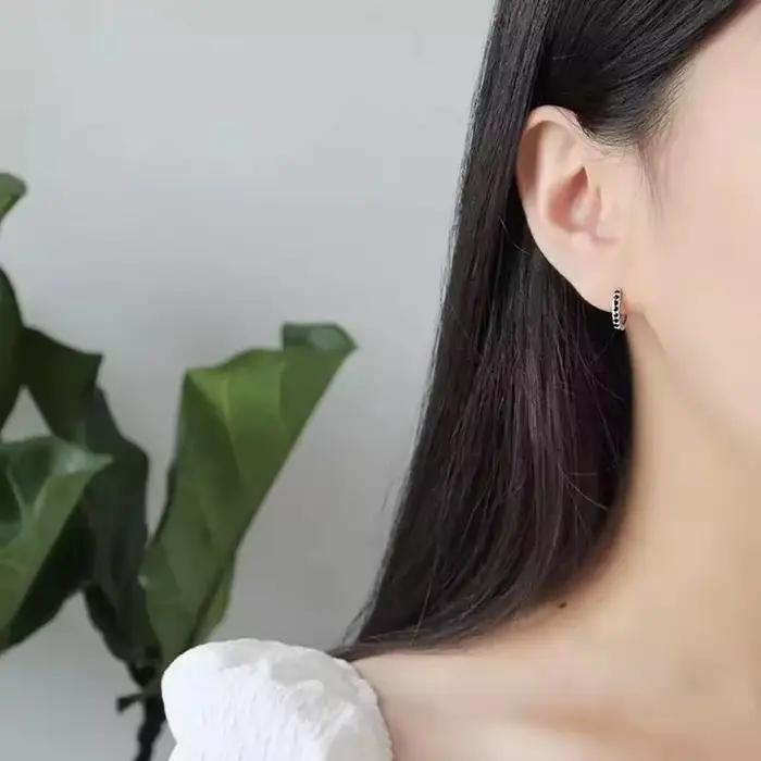 Boucles d'oreilles en argent sterling 925