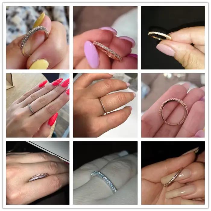 Huitan – bagues fines minimalistes pour femmes
