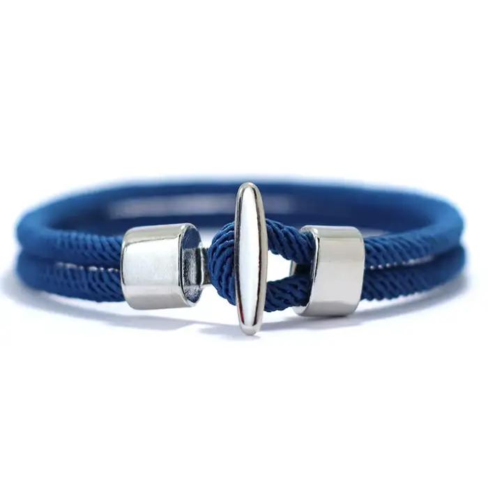 Bracelet homme minimaliste avec fil aventure en plein air alpinisme Braclet Hiphop Rock Pulseira Mas