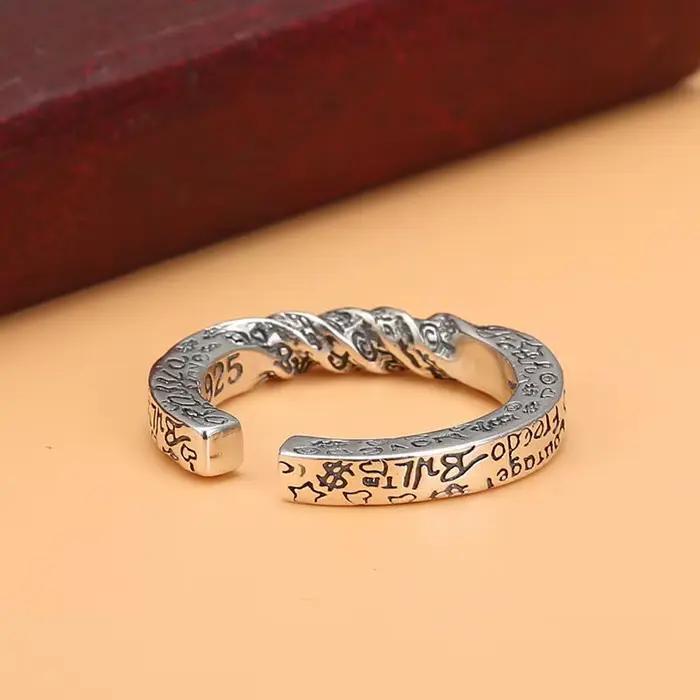 Bagues réglables en argent Sterling 925 pour femmes