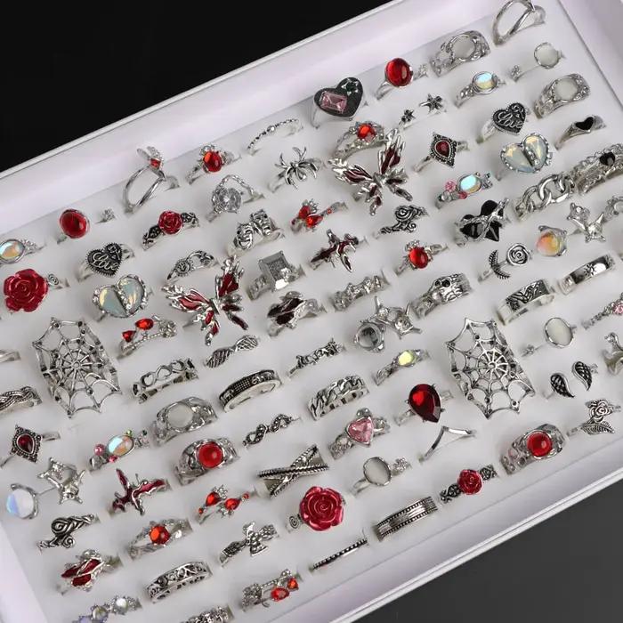 Bagues Vintage en Argent et Or pour Femme