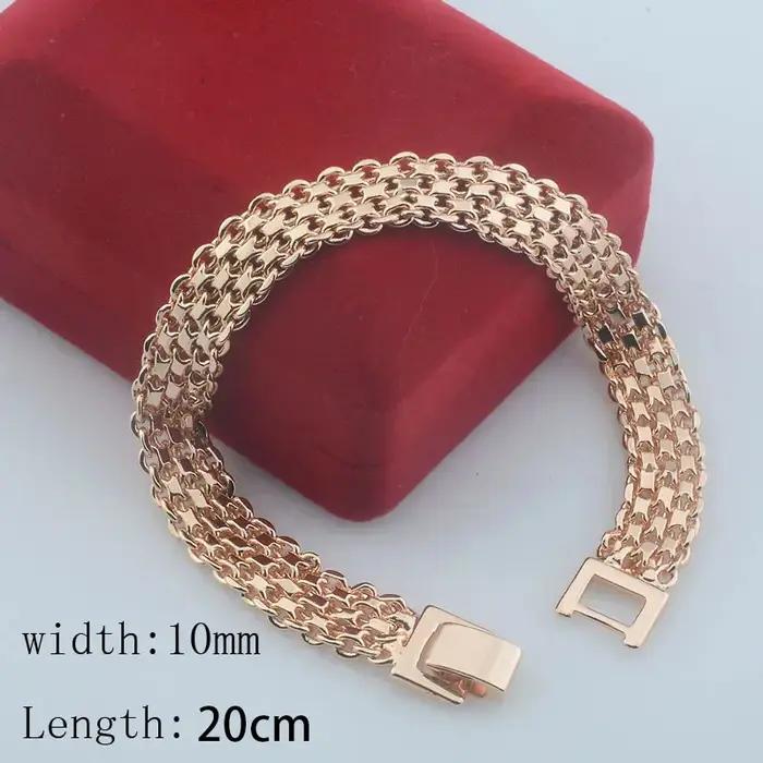 Grand Bracelet de 10MM 12MM de large pour femmes et hommes