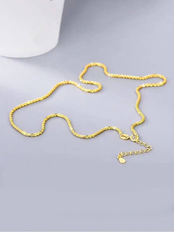 Collier classique en argent Sterling 925 pour femmes