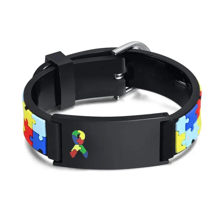 Bracelet d'autisme personnalisé pour petite fille