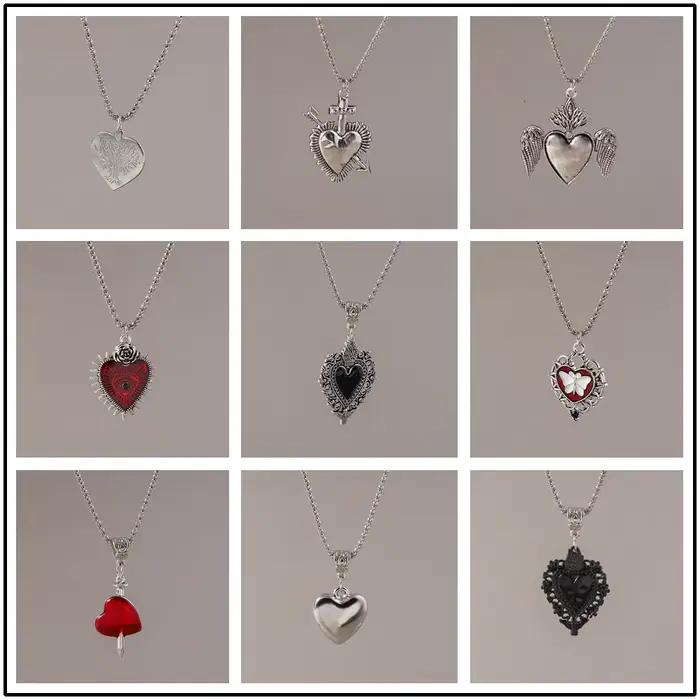 Collier rock personnalisable avec plaquage rhodium pour homme femme style hiphop punk grunge occasion spéciale