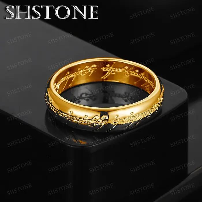 Bague circulaire en or 18 carats pour femmes et hommes, haute qualité, fiançailles, mariage, fête d'
