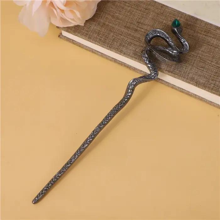 Épingle à cheveux à pampilles serpent enchevêtrée, avec Style Design de Niche, queue de cheval avec