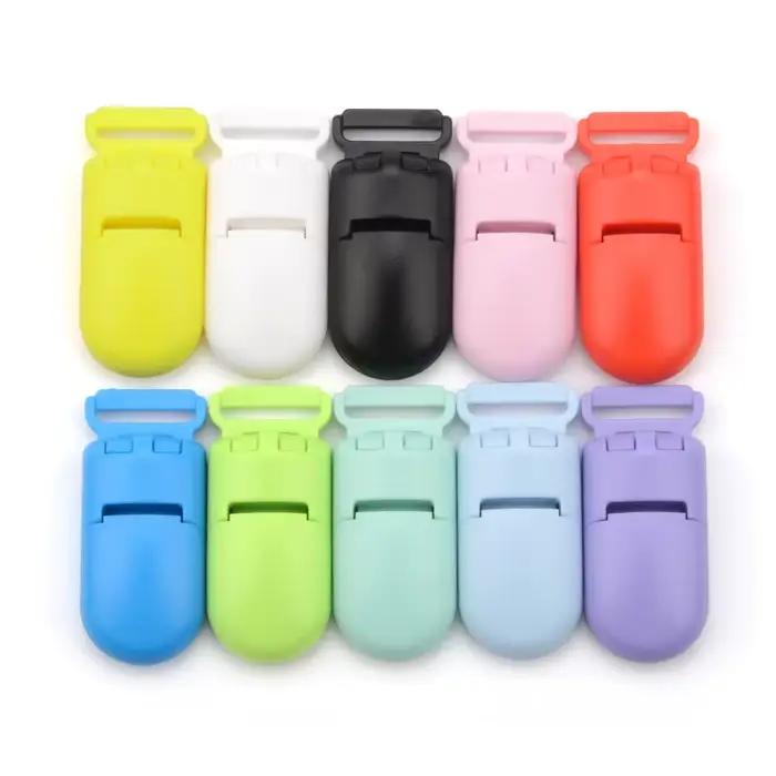 LOFAC 50 pcs/Lot mode plastique 15mm bijoux création clip pendentif collier accessoires clips pour collier bijoux accessoires