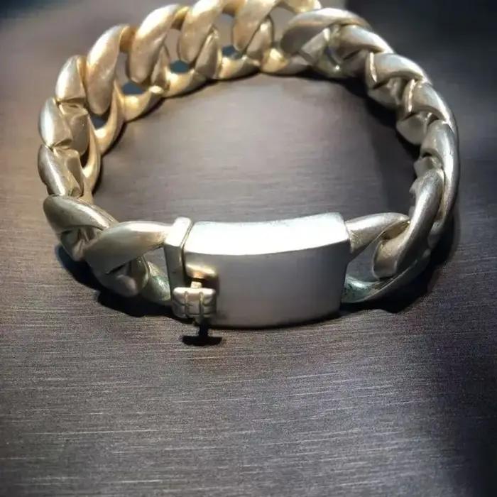 Bracelet tibétain en argent S925 pour homme et femme occasion spéciale cadeau anniversaire design personnalisable traditionnel élégance