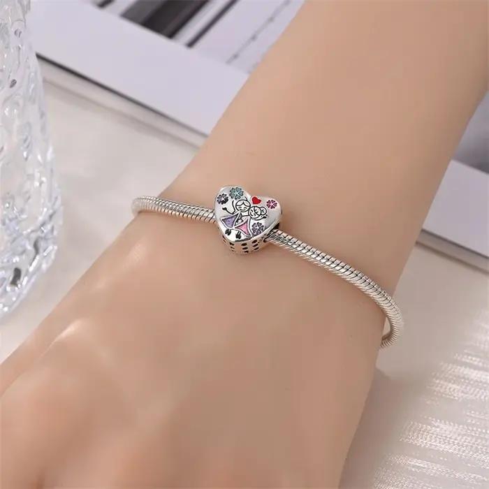 Breloques en argent sterling 925 pour meilleures amies