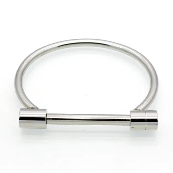 Bracelet manchette à vis d'amour pour femmes