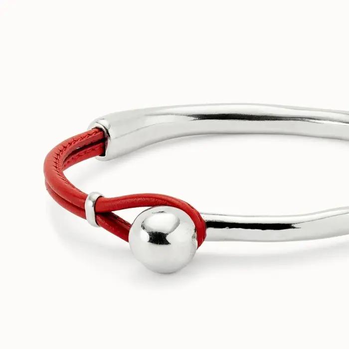 Bracelet en cuir coloré