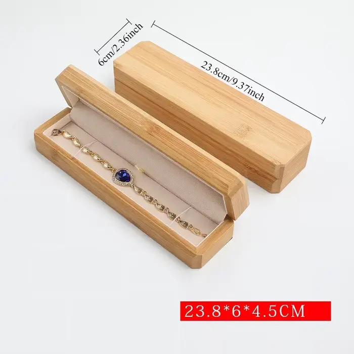 Boîte à bijoux en bois pour bagues
