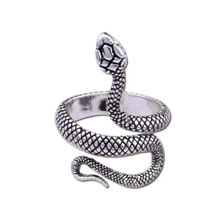 Bague Rétro en Acier Inoxydable pour Homme et Femme, Bijoux Réglables, Style Hip Hop, Vintage, Punk, Accessoires, Cadeau