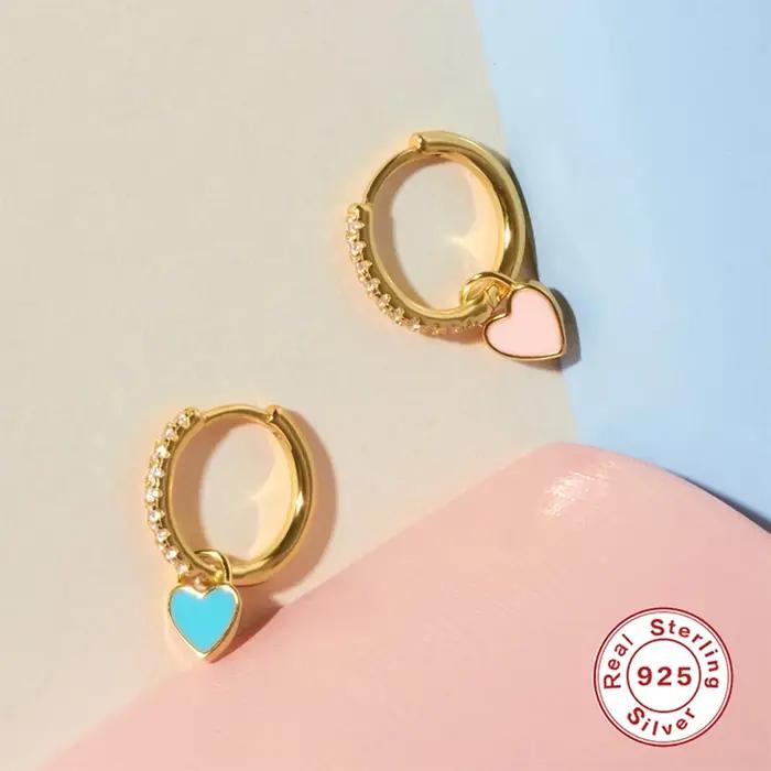 BOAKO boucles d'oreilles pour femmes 2021 tendance Pendientes Plata 925