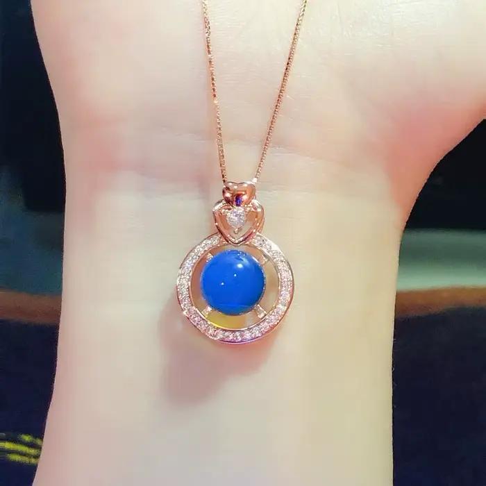 Bijoux en ambre bleu mexicain naturel certifié multi-design