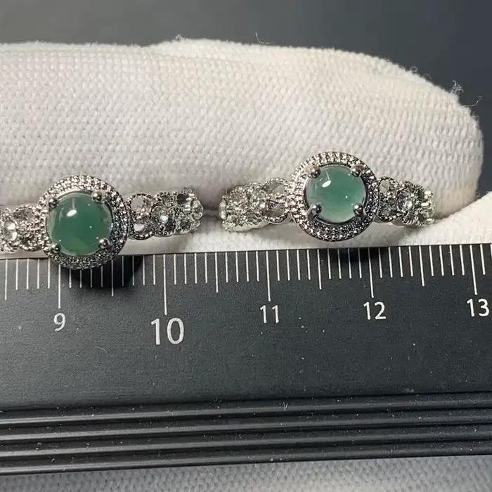 Bague en Jade naturel de birmanie, réglable, bijoux pour femmes, cadeau, vente en gros, haute qualité, Vintage, Fine