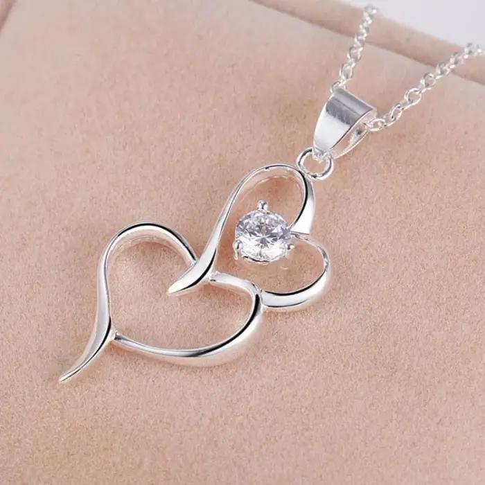 Collier pendentif en argent sterling 925 pour femmes