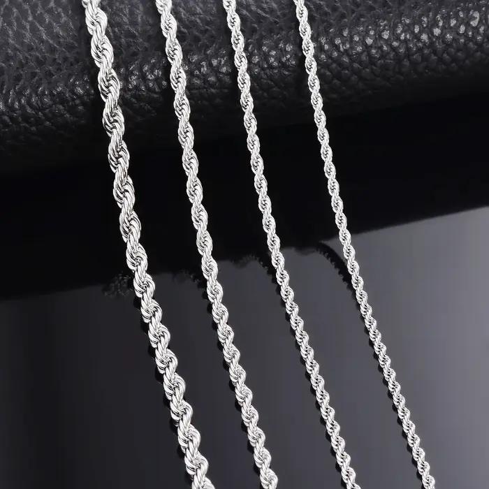Collier de ULen argent regardé 925 pour hommes et femmes