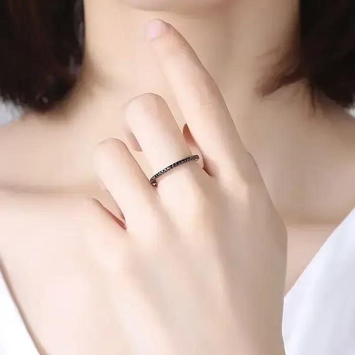 Bague KALETINE en argent sterling 925 sertie de zirconium cubique pour femmes occasions spéciales mariage anniversaire fiançailles fête cadeau