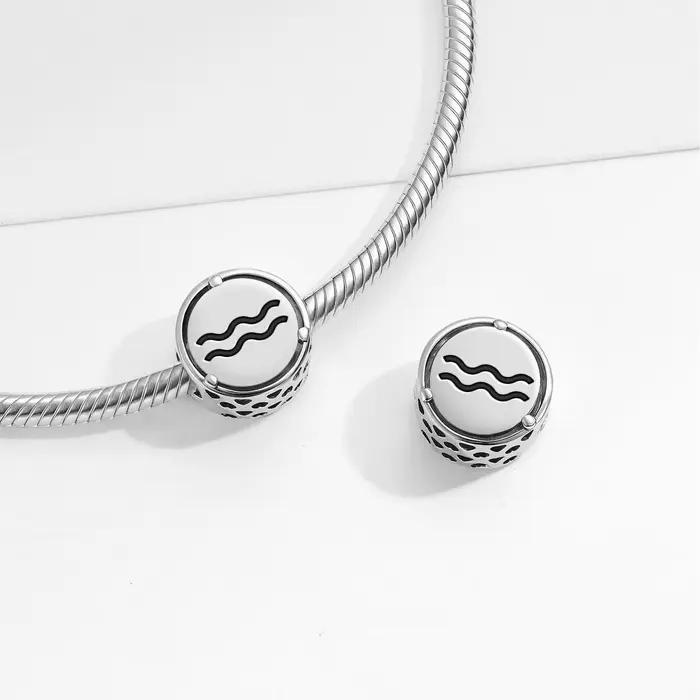 Breloque symbole en argent Sterling 925