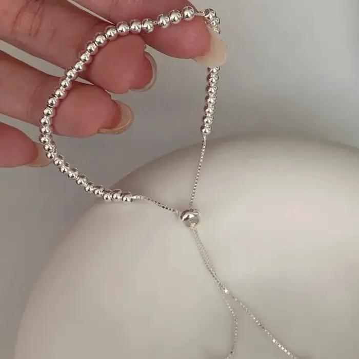 Bracelets en argent sterling 925 massif à 100% pour femmes et hommes