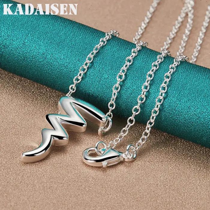 Collier avec pendentif original en argent Sterling 925
