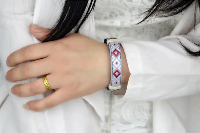 Bracelet en cuir de style ethnique pour femmes et hommes
