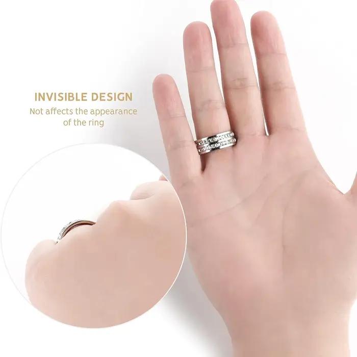 Anneaux amples de réglage de la taille de la bague