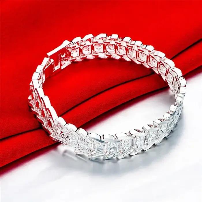 PABEYN – Bracelet large en argent Sterling 925