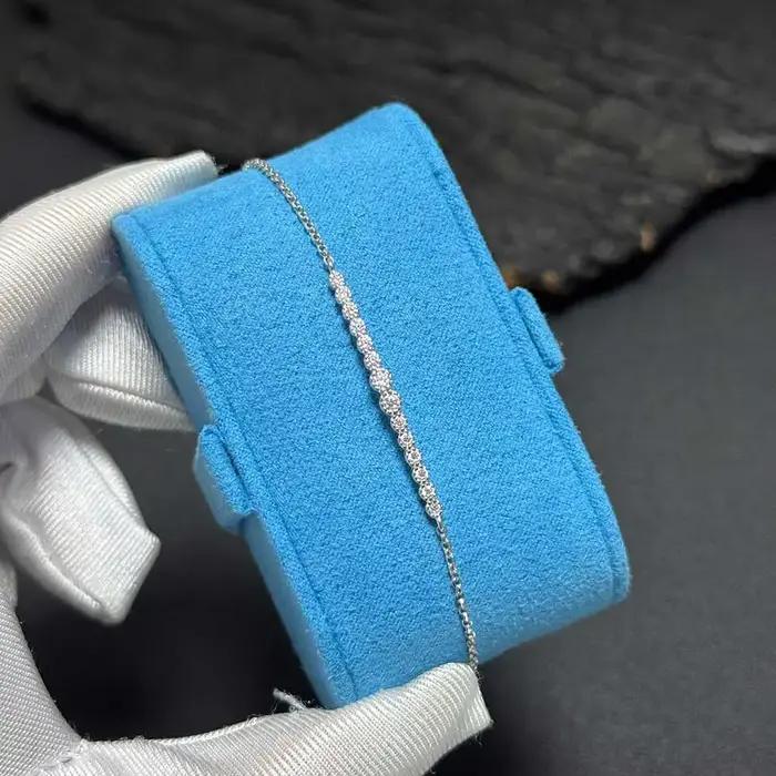 Bracelets en argent sterling S925 incrustés de moissanite VVS1