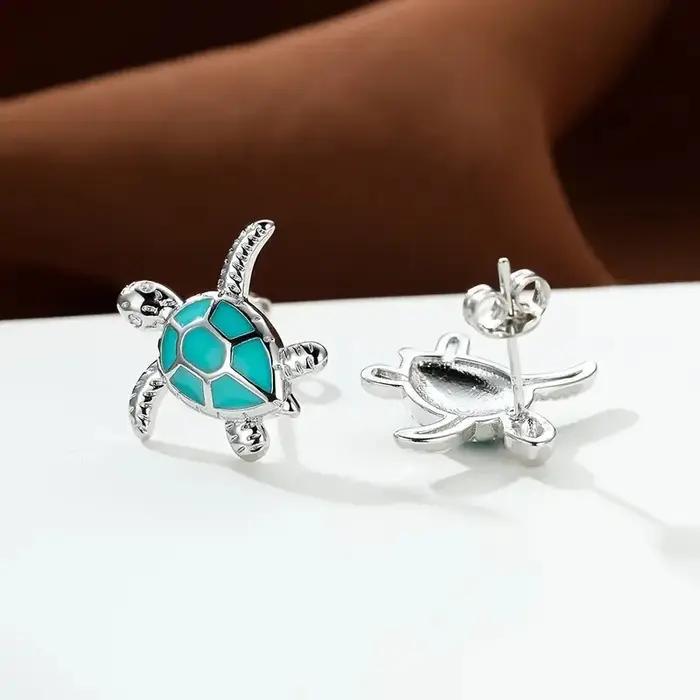 Boucles d'oreilles tortue de mer colorées et créatives pour femmes et filles bijoux originaux cadeaux pour toutes occasions