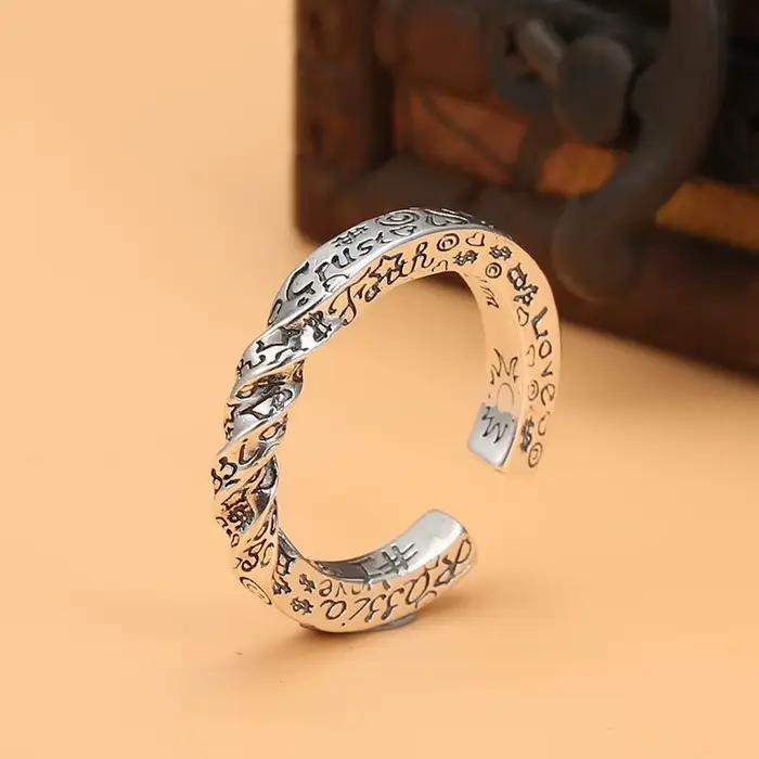 Bagues réglables en argent Sterling 925 pour femmes