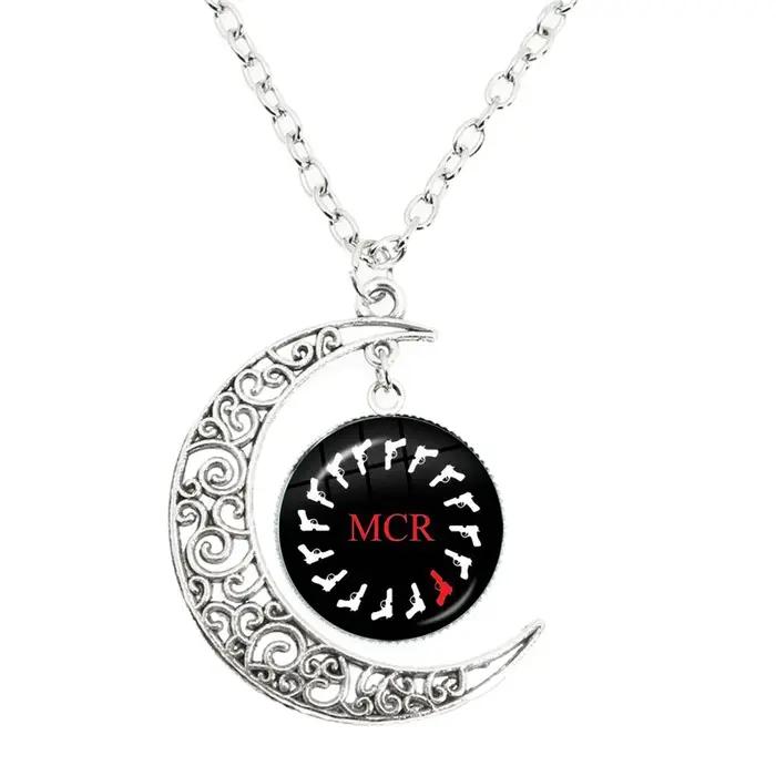 Collier Punk My Chemical Romance Rock Band lune