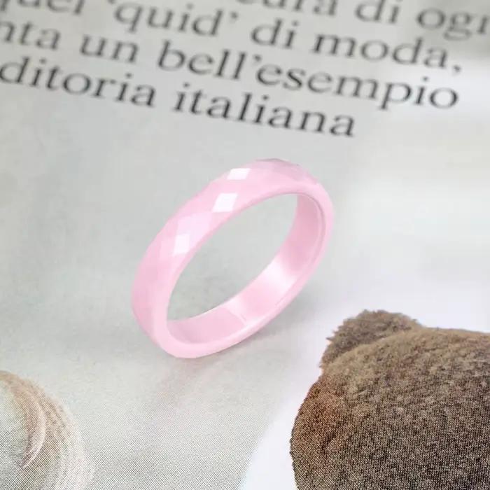 Bague en céramique découpée à la main pour femme