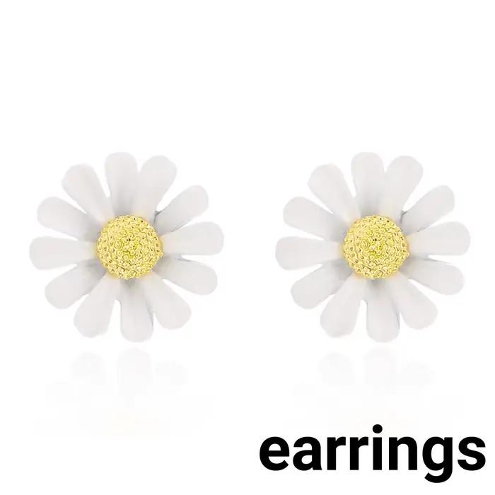 Bagues Vintage en forme de marguerite pour femmes, anneau de doigt coréen avec ouverture florale de