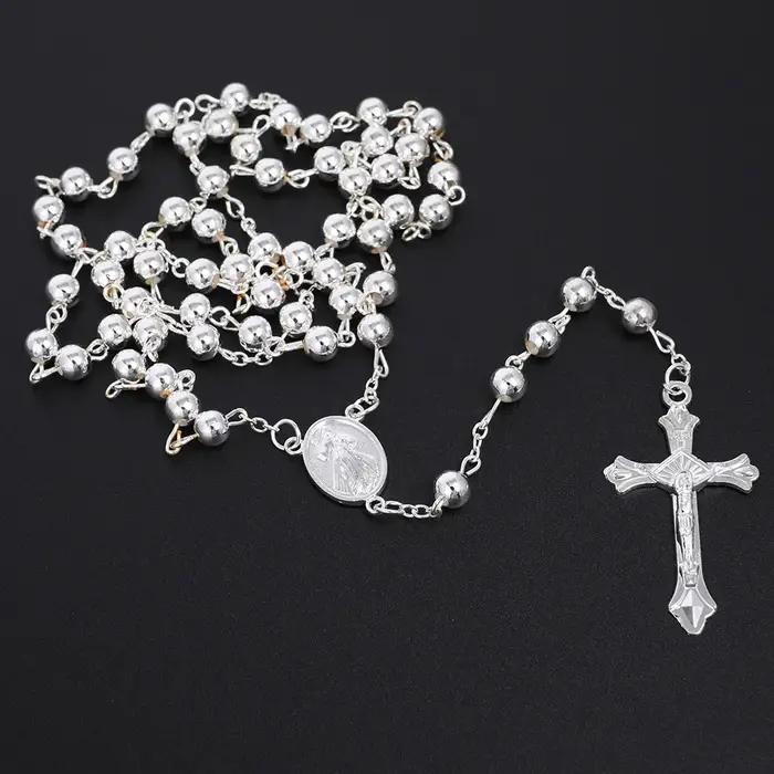 Collier chapelet en or pour hommes et femmes