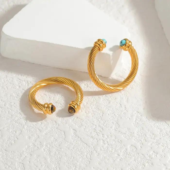 Nextvance-Bague Twisty Vintage en Forme de C pour Femme