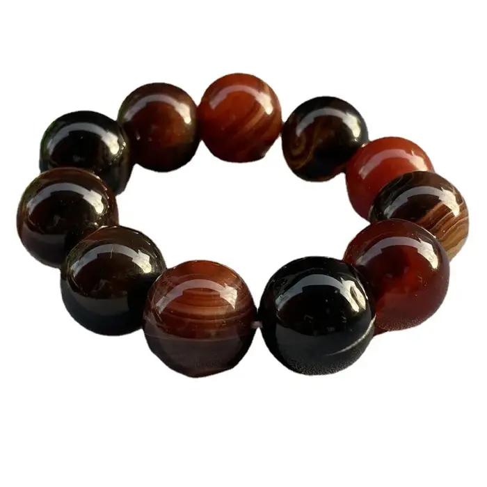 Bracelet en agate, vente en gros, grosses particules