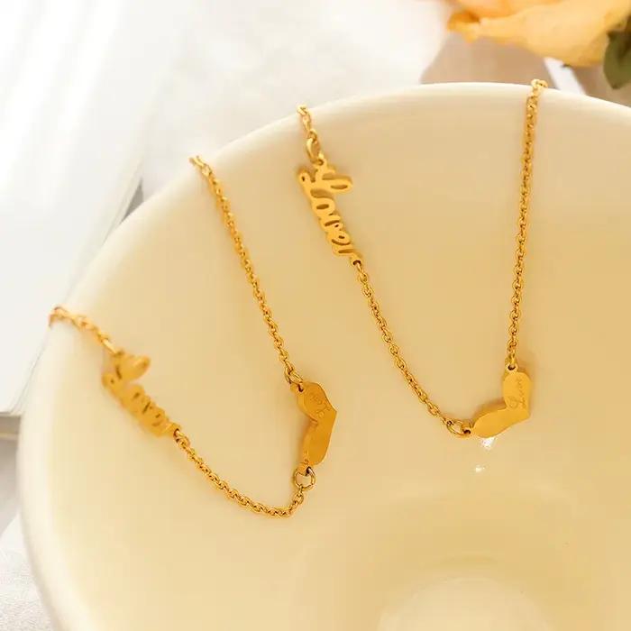 Amaiyllis-Bracelet de cheville en or 18 carats pour femme