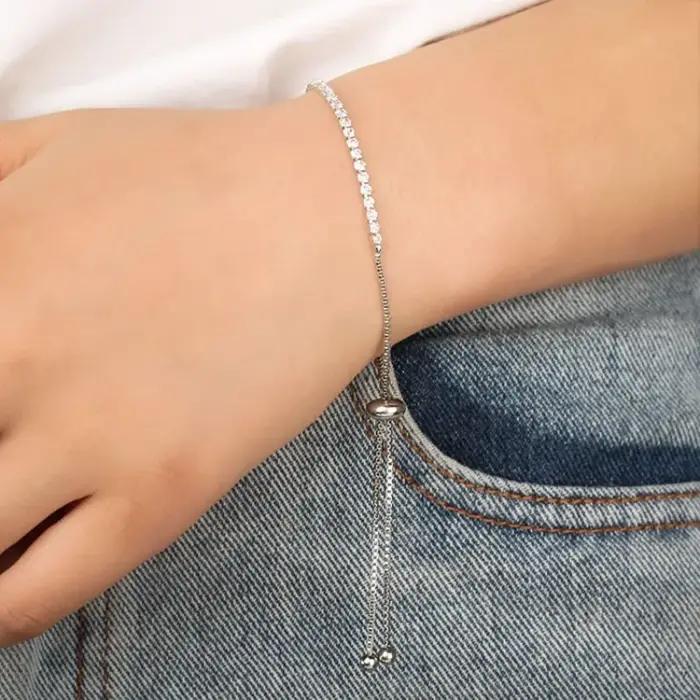 Bracelet classique en cristal pour femmes