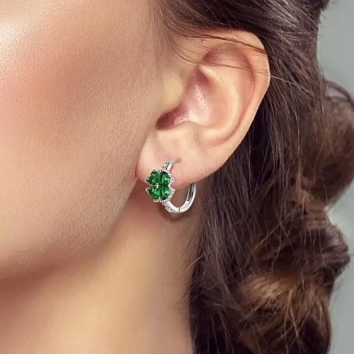 Boucles d'oreilles en argent Sterling 925 pour femmes