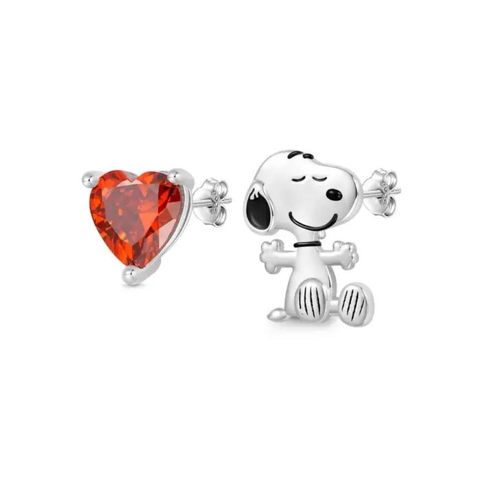 Boucles d'oreilles papillon, lune et cerise en argent 925, adaptées aux Festivals des femmes, bijoux