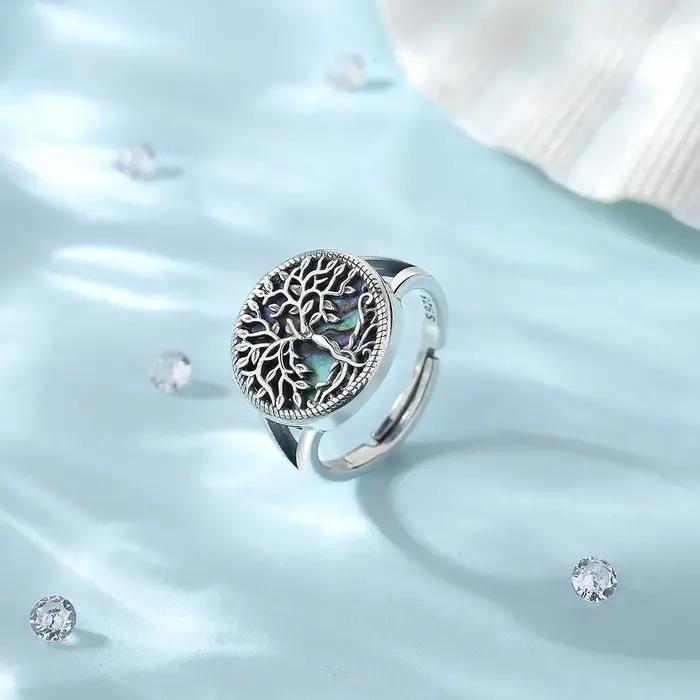 Eudora – bague réglable en argent Sterling 925