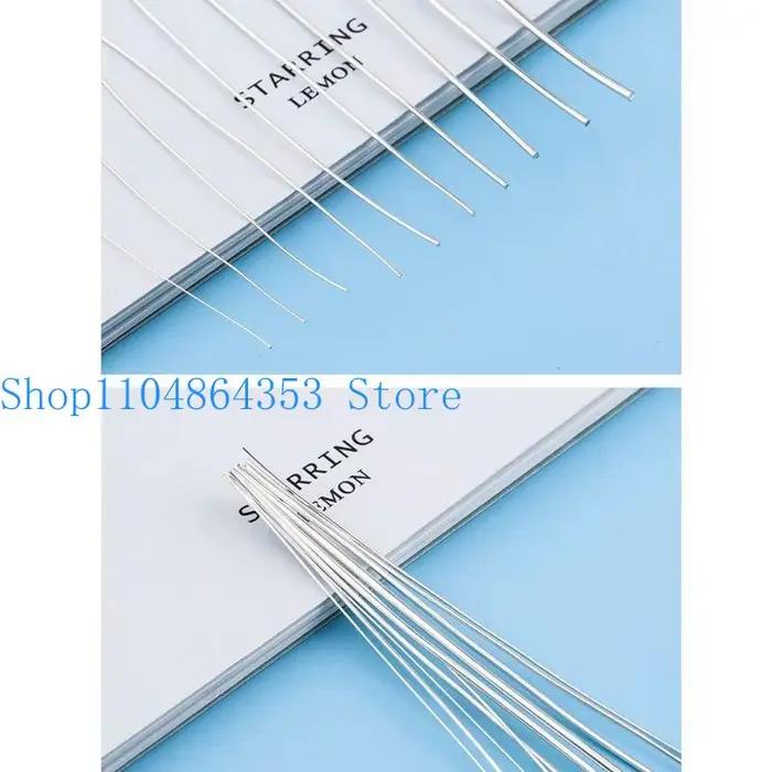 Fil d'argent 925 pour fabrication bijoux, outils et équipements de joaillerie, fil facile à façonner, pour bijoux personnalisés occasions spéciales