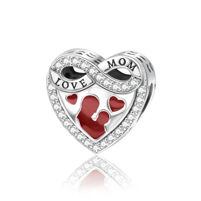 Pendentif en argent Sterling 925 pour la famille