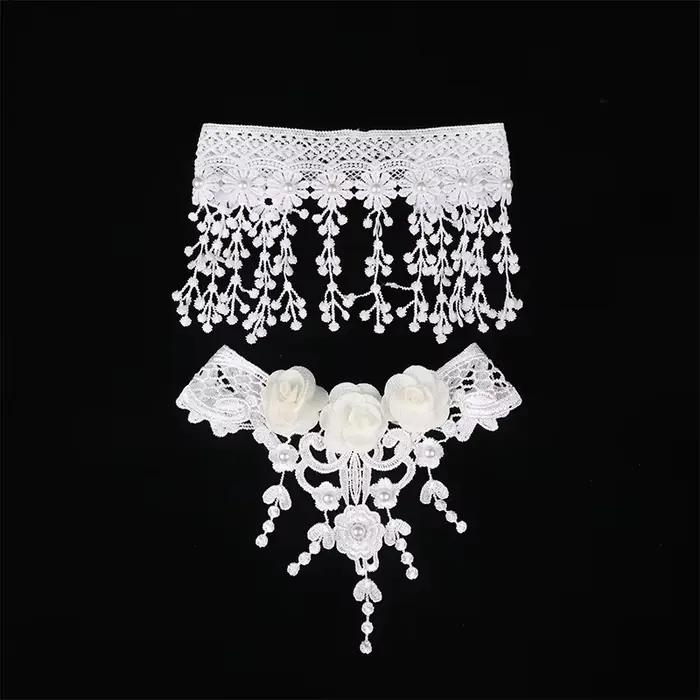 Tour de cou en dentelle de tatouage gothique classique vintage pour femme, pendentif en cristal noir, breloque, colliers de la présidence, bijoux Boho, cadeau de Noël