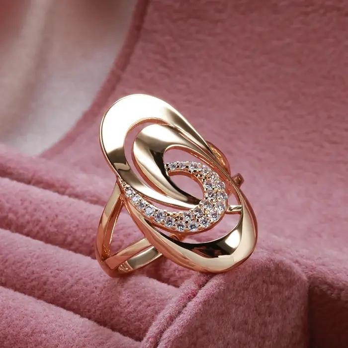 Grandes bagues en or Rose pour femmes